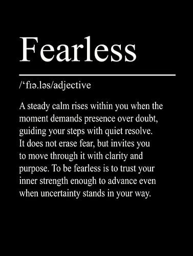 Fearless Definition – Black