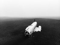 Island Flugzeug Wrack