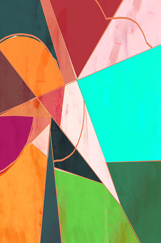 Levendige geometrische vormen