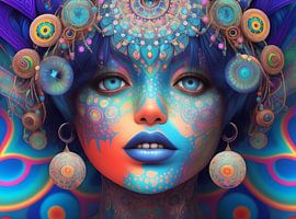 De getatoeëerde vrouw VII van DeVerviersBelgium