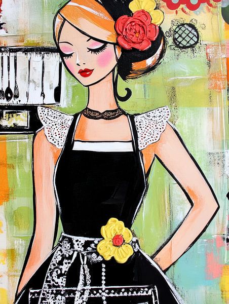 The chambermaid by Franka Poulain