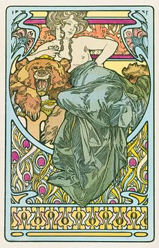 Alphonse Mucha Litho