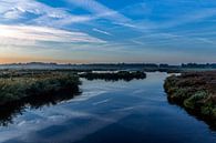 Twiske mit Sonnenaufgang und Nebel von Jaap Mulder Miniaturansicht