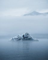 Iceberg dans la brume - Islande
