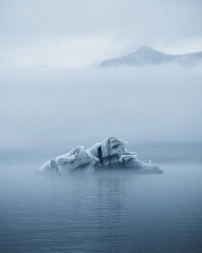 IJsberg in de Mist – IJsland