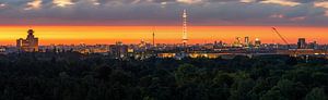 Panorama de Berlin au lever du soleil sur Frank Herrmann