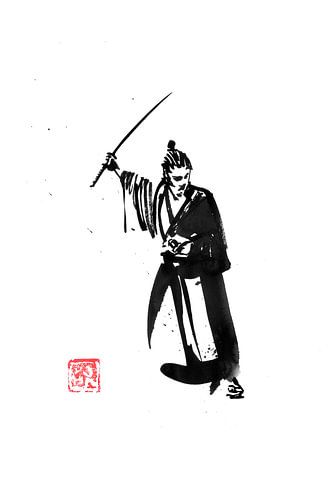 winnende samurai