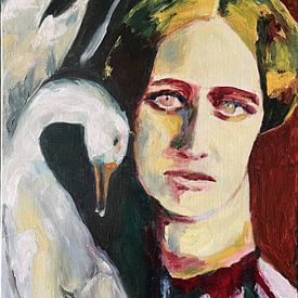 Girl with the Swan