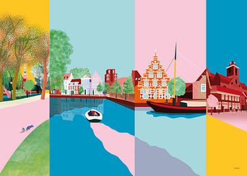 Ansicht von Leiden Nr.3