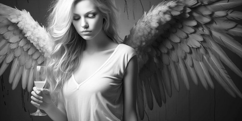 An Angel's Toast to Beauty van PixelMint.