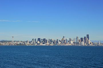De skyline van Seattle van Frank's Awesome Travels