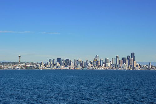 De skyline van Seattle