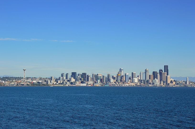 De skyline van Seattle van Frank's Awesome Travels
