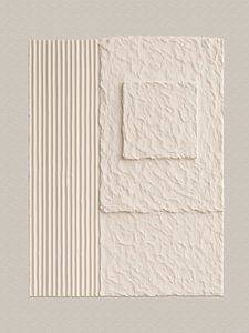 Abstrakte Minimal Art in ruhigen Tönen - 4
