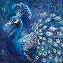 Peacock | Peacock Painting by Poster Art Shop thumbnail