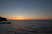 Untergehenden Sonne in Schweden