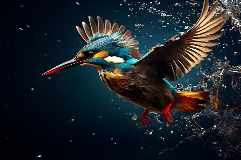 Eisvogel 1 von Heike Hultsch