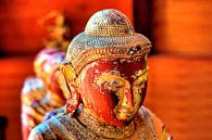 Boeddhabeeld in het Nepalese Himalaya-paviljoen Wiesent bij Regensburg van Roith Fotografie thumbnail