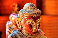 Boeddhabeeld in het Nepalese Himalaya-paviljoen Wiesent bij Regensburg