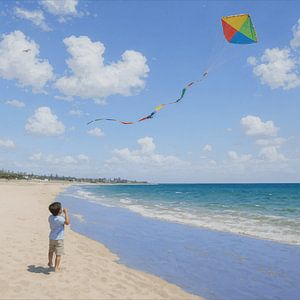 Cerf-volant coloré
