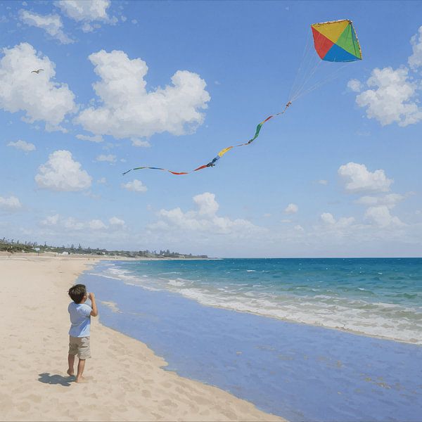 Colourful Kite by Matteo Bellini