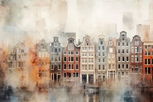 Canal houses by Bert Nijholt