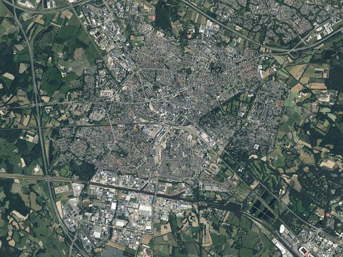 Luchtfoto van Hengelo
