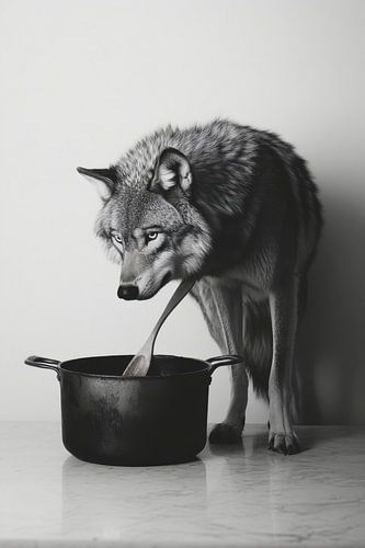 Wolf in de keuken
