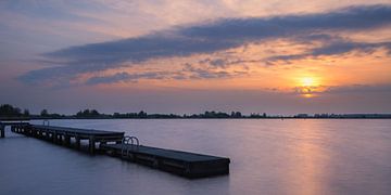 Sunset at the Schildmeer by Henk Meijer Photography