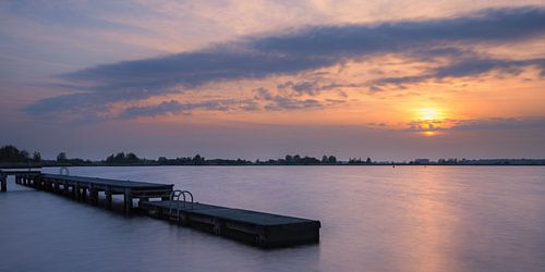 Zonsondergang aan het Schildmeer