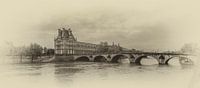 Pont Royal over de Seine in Parijs van Toon van den Einde thumbnail