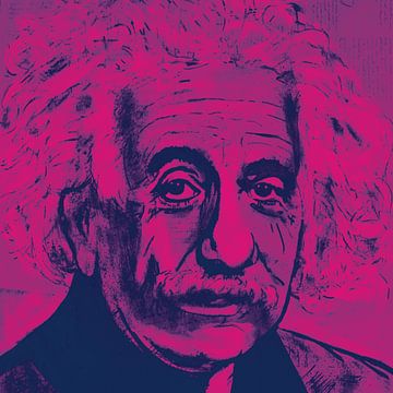 Albert Einstein E = mc2 von Kathleen Artist Fine Art