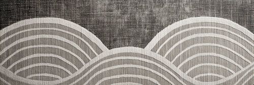 Grafische golven in zandtinten textuur panorama