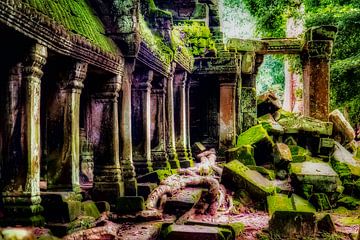 Ancient Temple Cambodia by Truckpowerr