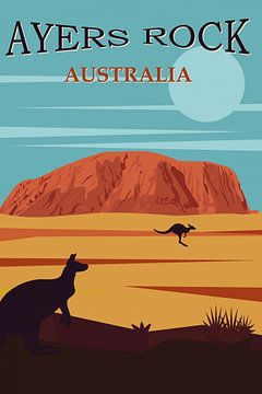 Australië Ayers Rock van Walljar