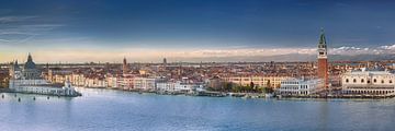 Panorama van de stad Venetië in Italië van Voss Fine Art Fotografie