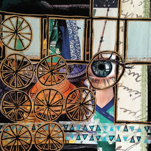 Geometrie - Collage aus meinem Art Journal von MadameRuiz
