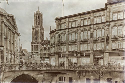 Utrecht in schwarz weiss