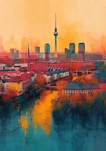 Berlijn Skyline TV-toren van Niklas Maximilian