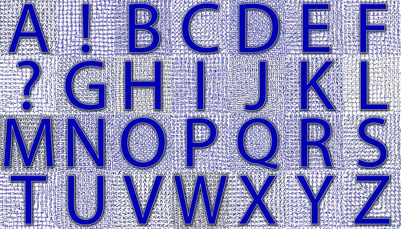 Alphabet No.09 Winter von Leopold Brix