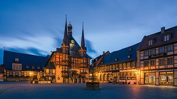The famous Town Hall in Wernigerode, Harz, Saxony-Anhalt, Germany.