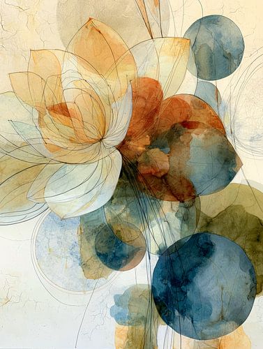 Une floraison dans un doux silence