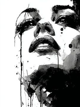 Modern Abstract Portret van SPEQ ART