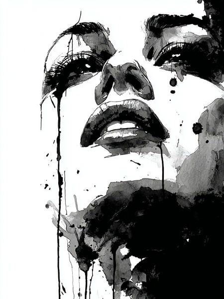 Modern Abstract Portret van SPEQ ART