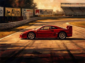 Peinture Ferrari F40 Race Track