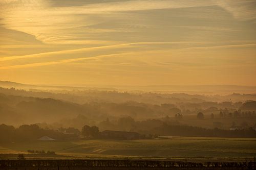 Zonsopkomst bij Epen in Zuid-Limburg