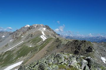 Tyrol du Sud - photographie de montagne impressionnante du Piz Rims et de ses montagnes. sur Miriam Schwarzfischer Fotografie