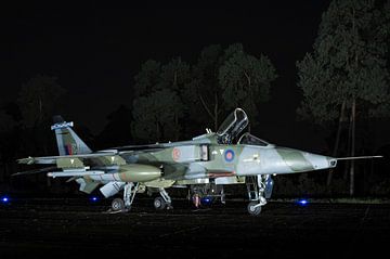 SEPECAT Jaguar bij nacht van KC Photography