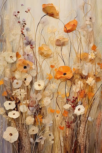 Dry flowers by Bert Nijholt
