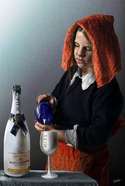 The Milkmaid: Modern Elegance by Ferrando